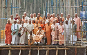 GBS на стройке Маяпурского храма 2011