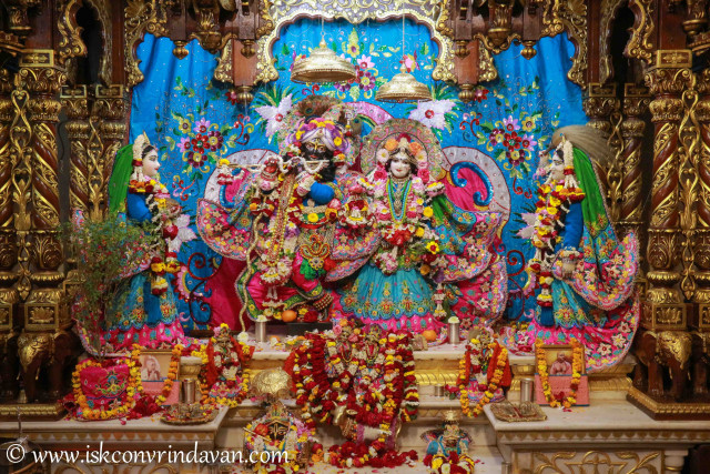 Божества Шри Шри Радха-Кришна, Лалита и Вишакха во Вриндаване