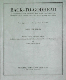 Back To Godhead Volume-01 Number-01&04, 1944