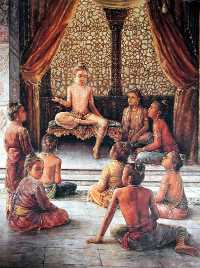Prahlada Maharaja instructs his friends