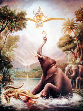 Спасение слона Гаджендры