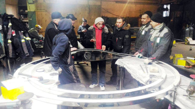 Управляющий директор ХВП Шадбхуджа дас побывал на производстве в Москве зимой