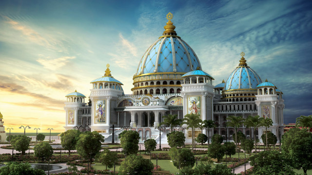 Проект храма в Майапуре