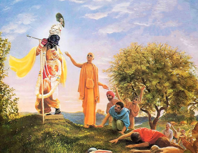 Сакши-Гопал божество, которое было вызвано в качестве свидетеля