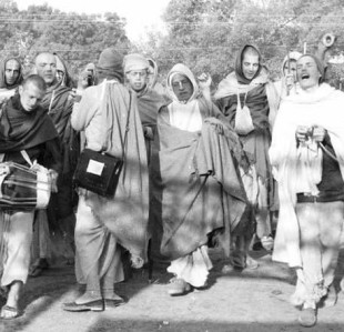 Январь-февраль 1971 года, Аллахабад. Шрила Прабхупада на фестивале Ардха-Кумбха-мелы