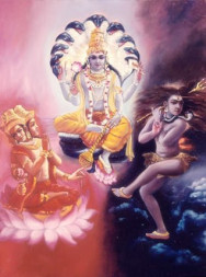 Брахма, Вишну и Шива