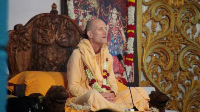 Bhakti Vikasa Swami. Общественная программа - Как увидеть Бога. Салем, Тамил Наду, Индия. 29 ноября 2014