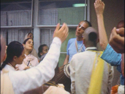 1970 Summer Vishnujana LOS ANGELES Temple at Watseka Avenue from Video 