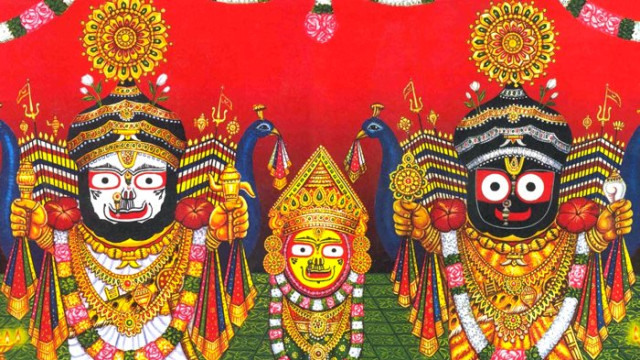 Джаганнатх — это символ Бога, облик которого наделен глазами и руками