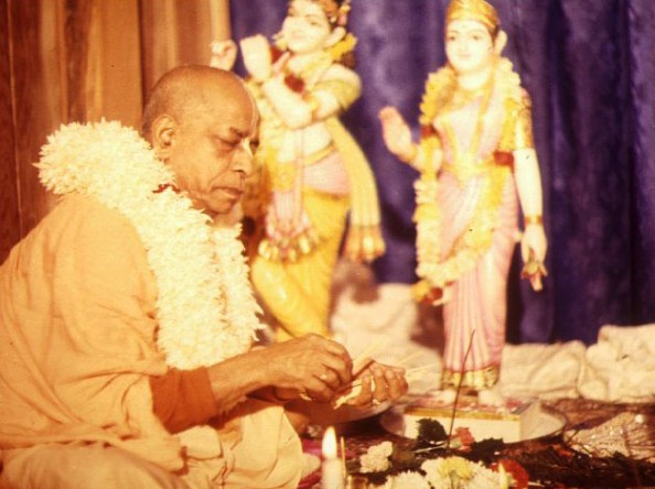 14 dekabrja 1969 goda London Shrila Prabhupada Shri Shri Radha-London-ishvary