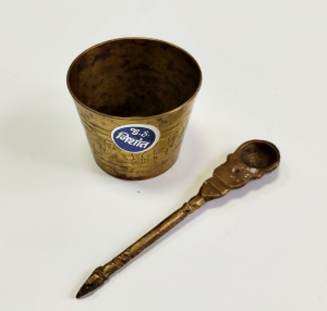 Панча-патра (ачаман) латунь 50 мм, Б/У