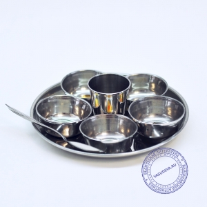 Посуда для предложения бхоги Neel Kamal, 8 предметов, 16 см