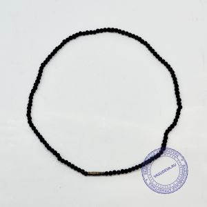 Кантхималы (бусы) из Туласи. 1 ряд. С Радха-кунды (эксклюзив). Средние. Темные.