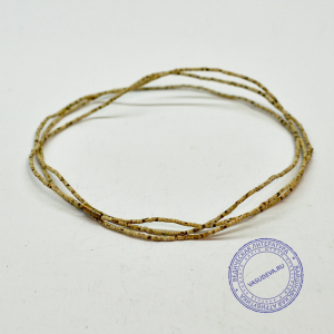 Кантхималы (бусы) из Туласи с Радха-кунды (мелкие). 3 ряда. 2 мм (эксклюзив).