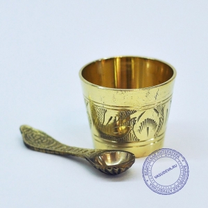 Панча-патра (ачаман) латунь 45 мм