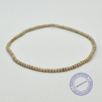 Кантхималы (бусы) из Туласи. 1 ряд. С Радха-кунды (эксклюзив). Средние. Светлые.