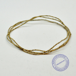 Кантхималы (бусы) из Туласи с Радха-кунды (мелкие). 3 ряда. 2 мм (эксклюзив).