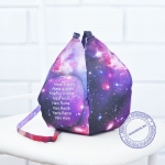 Мешочек для четок "Космос", фиолетовый