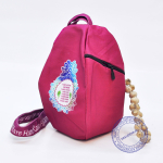 Мешочек для четок "Шри Радхе", бордовый