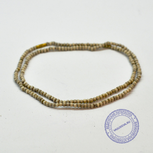 Кантхималы (бусы) из Туласи. 2 ряда. С Радха-кунды (эксклюзив). Средние, 5 мм. Светлые.