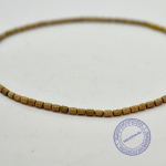 Кантхималы (бусы) из Туласи с Радха-кунды (крупные). 1 ряд. Шри Радхе (эксклюзив). Светлые.