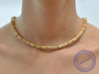 Кантхималы (бусы) из Туласи с Радха-кунды (крупные). 1 ряд. Бочонки 10 мм