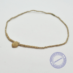 Кантхималы (бусы) из Туласи. 1 ряд. С кулономШри Радхе. С Радха-кунды (эксклюзив). Светлые.