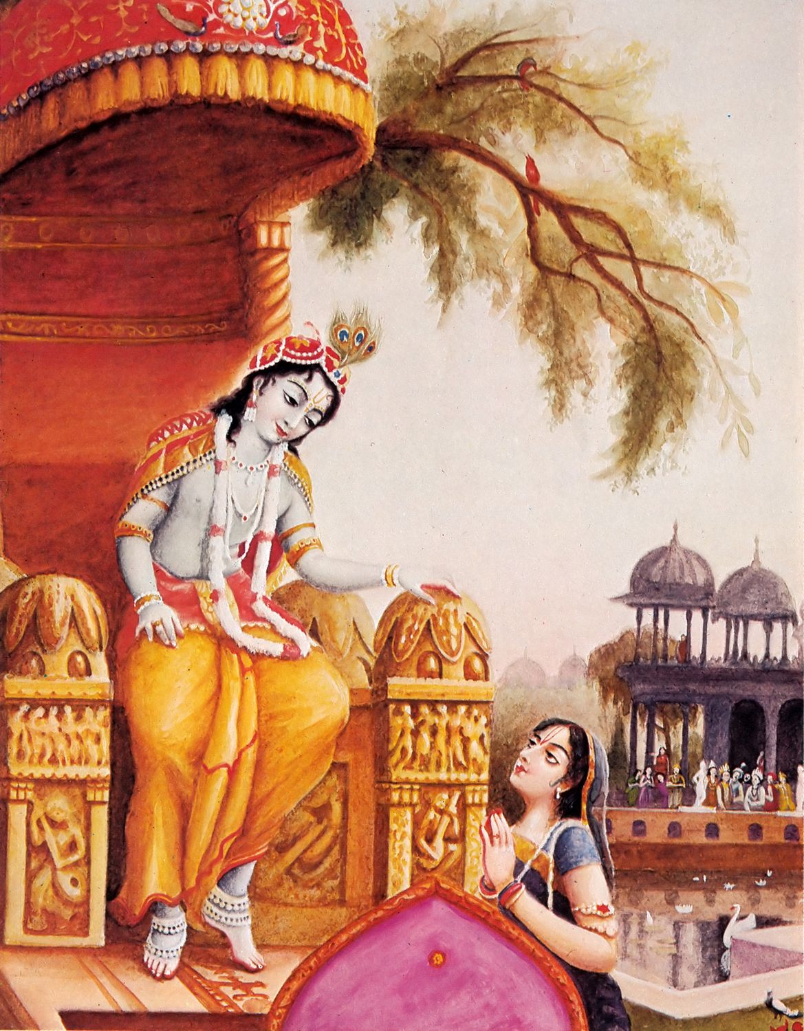 Kunti Krishna SB 1.2 1976