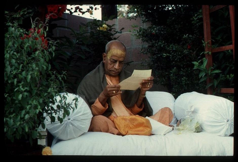 Letter Shrila Prabhupada