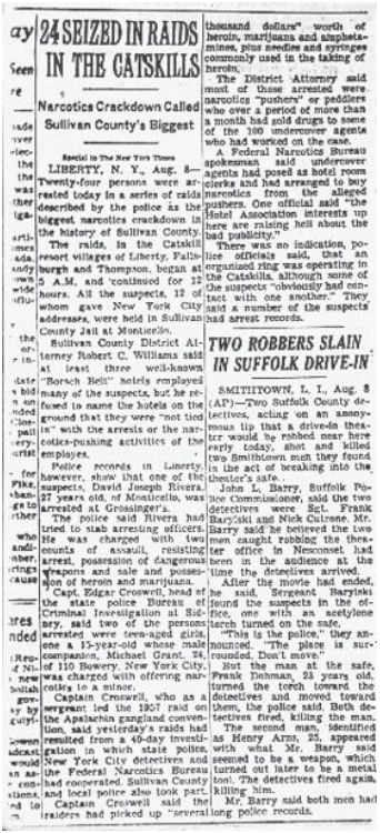 The New York Times от 9 августа 1966 года в шестом параграфе неверно сообщила, что я был «компаньоном» 15-летней девочки. В то время мне было 24 года.